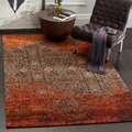 Safavieh Classic Vintage Rust/ Brown Cotton Distressed Rug (4' x 6')
