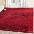 Safavieh Adirondack Modern Abstract Red/ Black Rug (8' x 10')