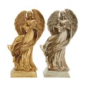 Benzara Gold & Silver Set of 2 Xmas Angel