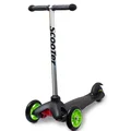 Oxgord Black/Pink Kids 3-wheel Scooter with Easy Grip T-bar Handle