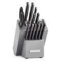 KitchenAid Classic Forged Black/Silver Stainless Steel 14-piece Triple Rivet Cutlery Set