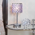 13.25-inch Crystal Glam Accent Lamp