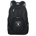 Denco Sports Mojo Oakland Raiders Black Nylon and Denim 19-inch Laptop Backpack