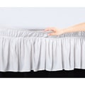 De Moocci Easy Wrap Platform-Free 16-inch Drop Bed Skirt