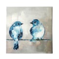 Jeco 'Two Birds' Gallery-wrapped Canvas Wall Art