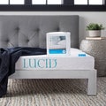 LUCID 5-inch Twin XL-size Gel Memory Foam Mattress with Waterproof Protector