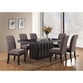 Grey Fabric Dining Chairs (Set of 2)