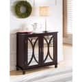 K and B Furniture Co Inc Espresso Wood Door Console Table