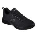 Men's Skechers Dynamight Bungee Lace Sneaker Black/Black