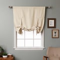Aurora Home Solid Insulated 63-inch Blackout Tie Up Shade - 42 x 63
