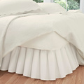 Ruffled Poplin 14-inch Polyester/Cotton Bedskirt
