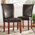 Parson Faux Leather Dining Chairs (Set of 2) by iNSPIRE Q Bold