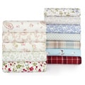 Laura Ashley 4-piece Deep Pocket Flannel Sheet Set