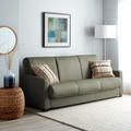 Handy Living Trace Convert-a-Couch Sage Grey Microfiber Futon Sofa Sleeper
