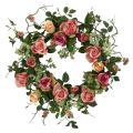 Round 20-inch Rose Wreath