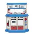 American Plastic Toys Cookin Kitchen Play Set with Realistic Burners