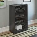 Sonax Cranley Wood Midnight Black 21-inch Component Stand