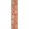 Safavieh Andros Red/ Natural Indoor/ Outdoor Rug (2'2 x 12')