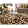 Axel Floral Paisley Brown Rug (7'6 x 10'6)