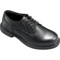 Men's Genuine Grip Footwear Slip-Resistant Oxford Work Black Leather