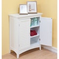 Bayfield White Double-door Floor Cabinet by Elegant Home Fashions