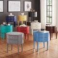 Aldine 2-drawer Oval Wood Accent Table by iNSPIRE Q Bold