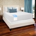Select Luxury 14-inch Queen Size Medium Firm Gel Memory Foam Mattress and Foundation Set