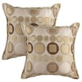 Sherry Kline Metro Taupe 20-inch Decorative Throw Pillows (Set of 2)
