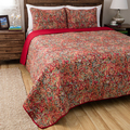 Greenland Home Fashions Persian Multicolored Cotton 3-piece Quilt Set