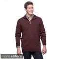 Men's Cashmere Silk 1/4 Zip Pullover Sweater