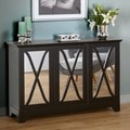 Simple Living Reflections Black Buffet/ Console