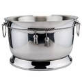 Stainless Steel Double-walled Party Tub with Tie-knot Accent
