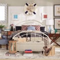 Lacey Round Curved Double Top Arches Victorian Iron Bed by iNSPIRE Q Classic