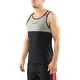 Virus Stay Cool Divided Fitted Technical Tank Top -Black/Red