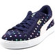 Puma Dotfetti Jr Youth  Round Toe Suede Blue Sneakers