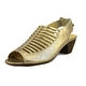 Paul Green Trisha Women  Open-Toe Synthetic Gold Slingback Heel