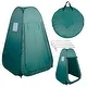 Costway Portable Pop UP Fishing & Bathing Toilet Changing Tent Camping Room Green