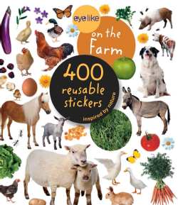 Eyelike on the Farm Stickers: 400 Reusable Inspired by Nature Stickers (Paperback)