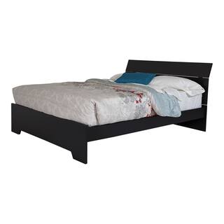 South Shore Queen Platform Bed with Headboard