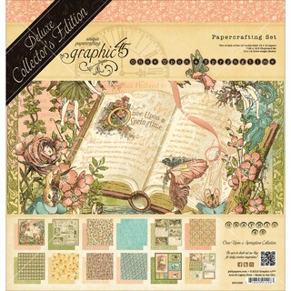 Graphic 45 Deluxe Collector's Edition Pack 12"X12"-Once Upon A Springtime