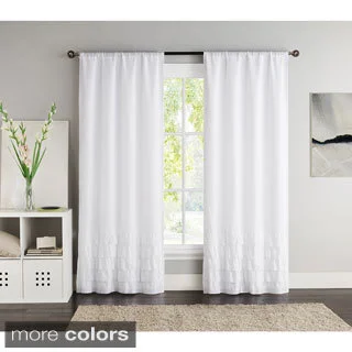 VCNY Amber 84-inch Black Out Curtain Panel Pair