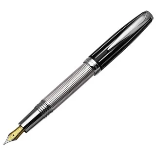 Xezo Handcrafted Incognito 925 Sterling Silver Limited Edition Fountain Pen