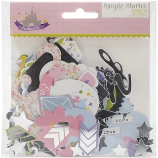 Enchanted Bits & Pieces Die-Cuts-With Silver Accents