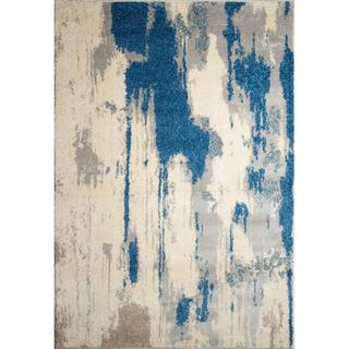 Ren Wil Alberto Abstract Blue Rug (7'9 x 9'8)