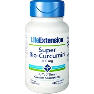 Life Extension Super Bio-Curcumin 400 mg Vegetarian Capsules (60 Count)