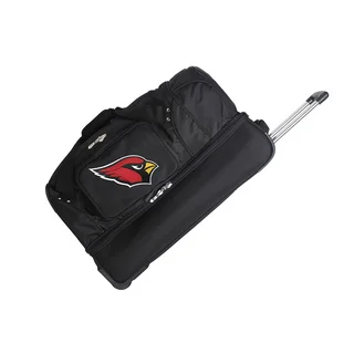 Denco Sports NFL Arizona Cardinals 27-inch Drop Bottom Rolling Duffel Bag
