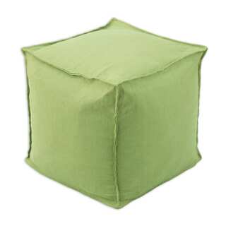 Somette Circa Solid Cactus Square Ottoman