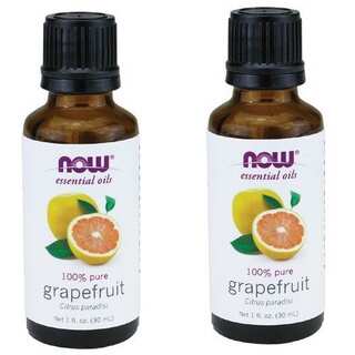 Now Foods 1-ounce Grapefruit Oil (Pack of 2)