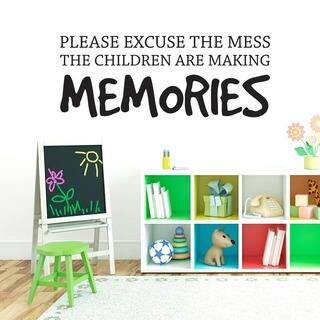 Children Making Memories Wall Decal (36-inch x 14-inch)