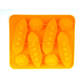 2 PACK Silicone Ship and Icebergs Shape Mold/tray - Good for Baking, Cooking and Molding!!!